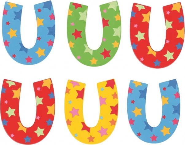 Bigjigs Toys Wooden Star Letter U