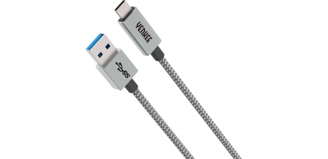 USB A naar USB C kabel met een overdrachtssnelheid van 5 Gb/s en 3A opladen