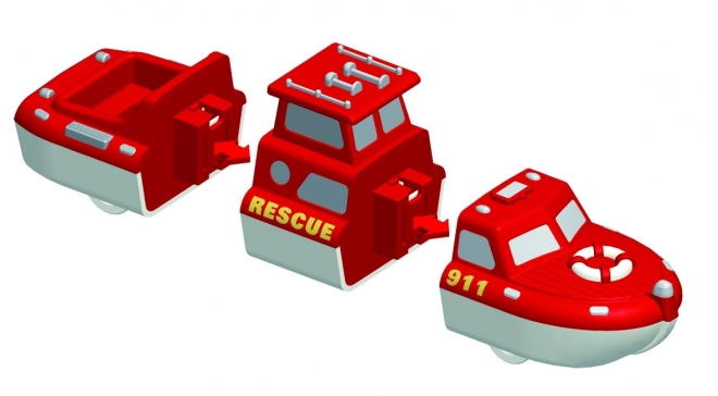 Magnetische Feuerwehrfahrzeuge MalBlo