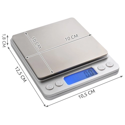 Ruhhy 2kg keukenweegschaal 24210