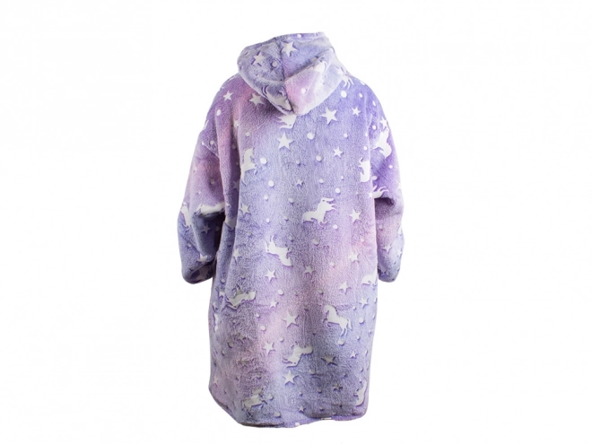 Warme oversized deken hoodie met dik fleece