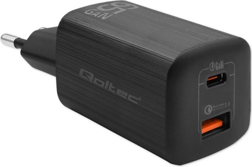 Netlader 65W GaN ULTRA met USB‑C PD en USB, zwart
