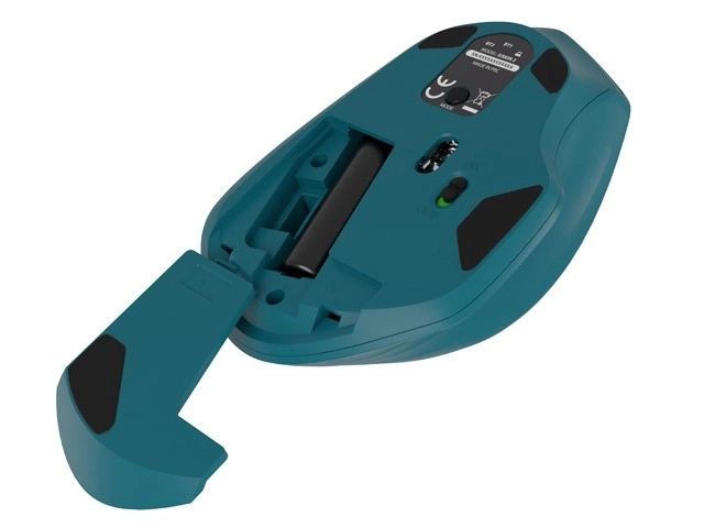 Souris sans fil Siskin 2 1600 DPI Bluetooth 5.0 + 2,4GHz – Bleu