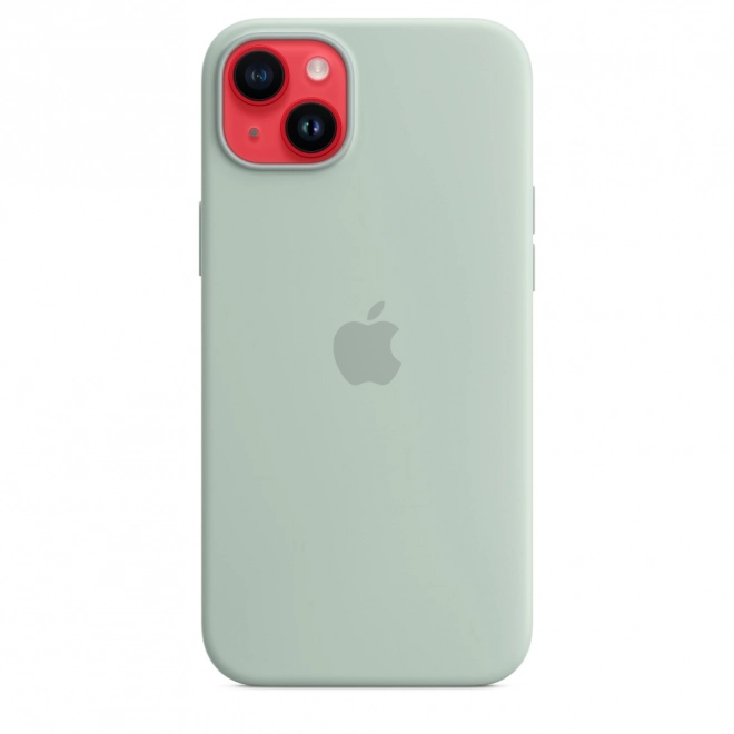Siliconen hoesje met MagSafe voor iPhone 14 Plus - agave