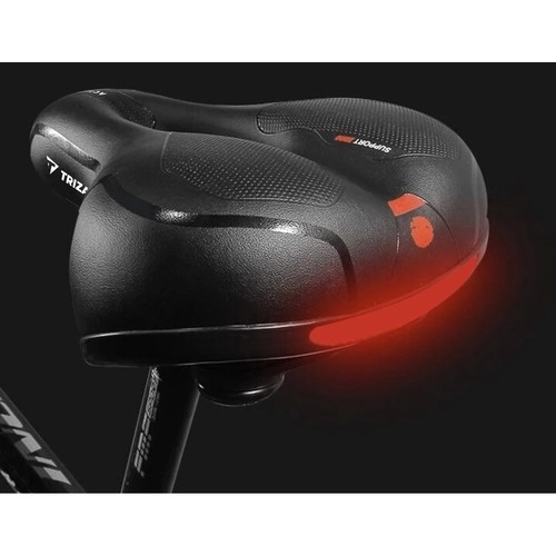 Comfort Bicycle Saddle with Ventilation and Waterproof Cover