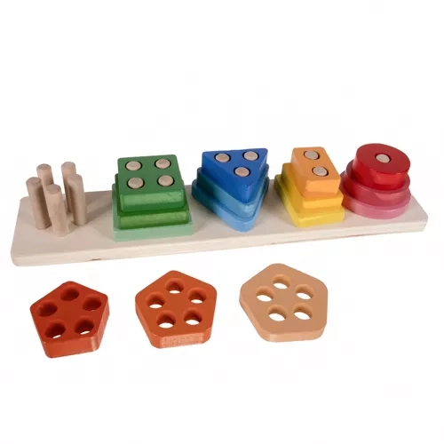 Kruzzel houten sorteerpuzzel 22492