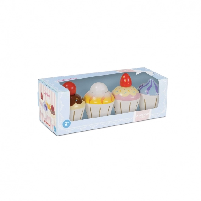 Houten cupcakes Le Toy Van Honeybake