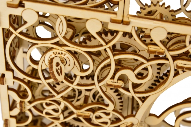Mechanisch schilderij - houten 3D-puzzel