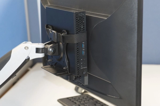 Bevestiging voor montage van MiniPC achter monitor VESA 75x75, 100x100, max. belasting 5kg