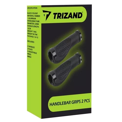 Profiled Bicycle Handlebar Grips - Pair