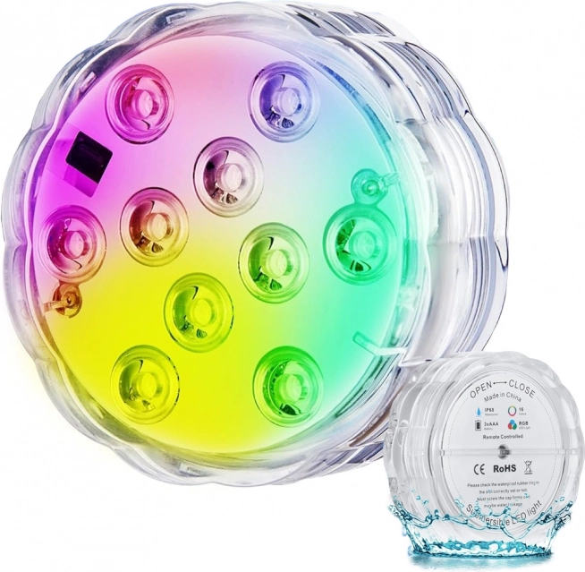 Underwater LED Light with Remote Control RGB