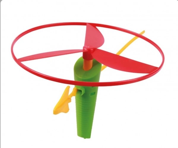 Vliegende schijven 20cm+starter plastic in zak 3+