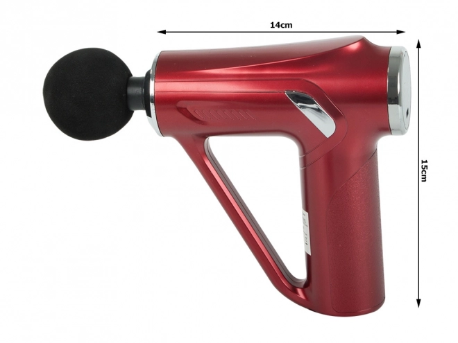 Sterk massagepistool met 4 opzetstukken