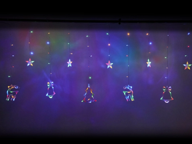 Weihnachtliche LED-Lichterkette Rentier