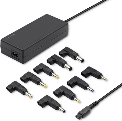 Universele automatische voedingsadapter 65 W met 9 verwisselbare tips