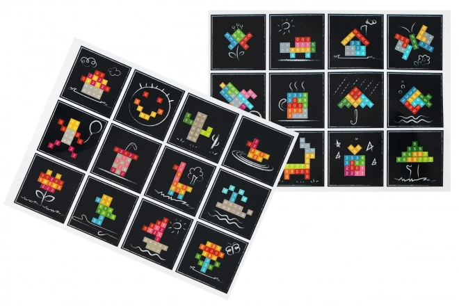 Houten leertablet, magnetisch bord ECOTOYS
