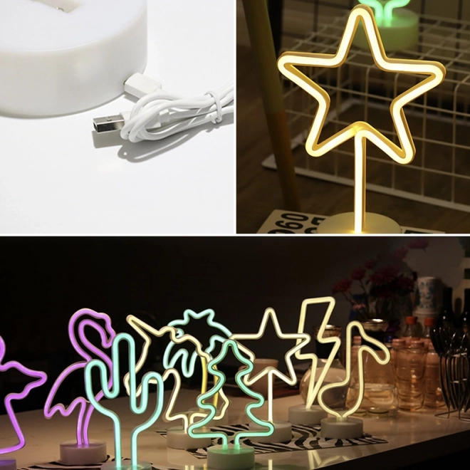 Decorative Led Star Neon Light
