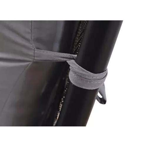 Coussin matelassé pour chaise longue de jardin gris 23490