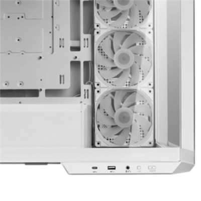 Kast MAG PANO M100R PZ wit met gehard glas en USB