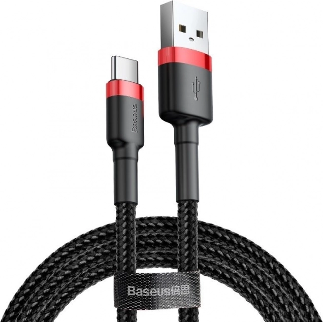 Baseus Cafule USB‑C cable 2 m, 2 A, red‑black