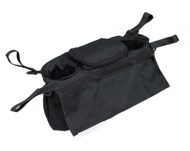 Organizer für Kinderwagen für Flaschen in grauer Farbe – Schwarz