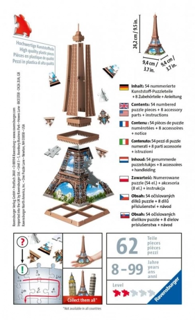 Ravensburger 3D puzzel mini Eiffeltoren
