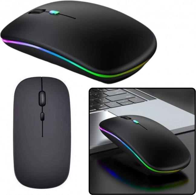 Wireless Ergonomic Mouse Black