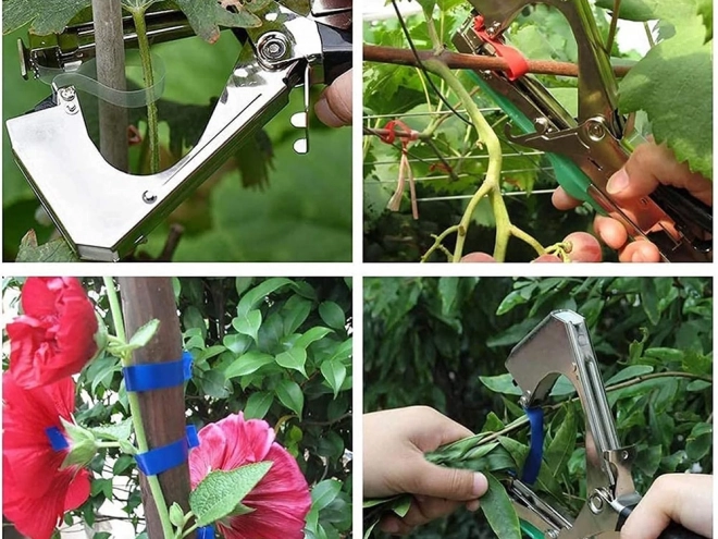 Gartenpflanzen-Heftgerät für Weinreben und Tomaten