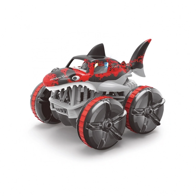 Amfibisch auto haai rood
