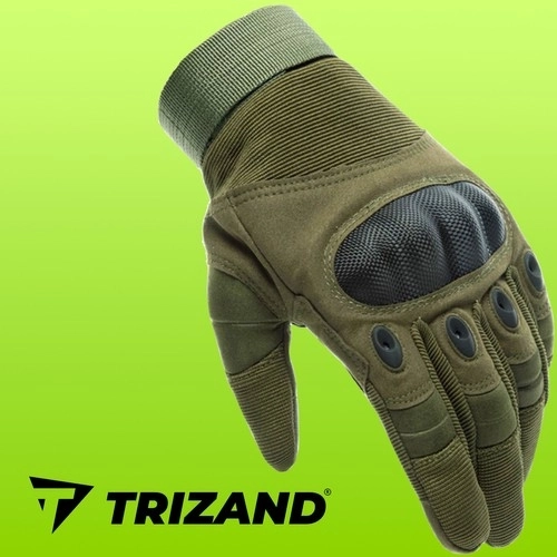 Khaki Tactical Touch Gloves L