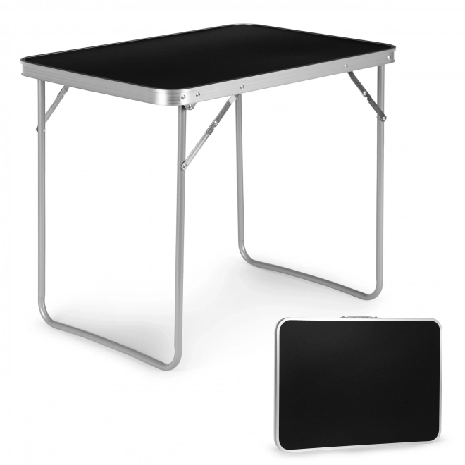 Camping-Tisch Picknicktisch klappbar Platte 80x60 cm schwarz