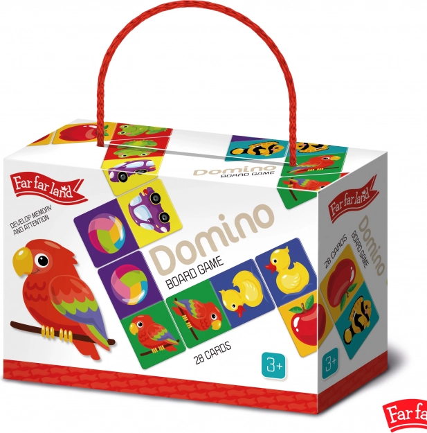Domino Verre Verre Land kleurrijk met afbeeldingen