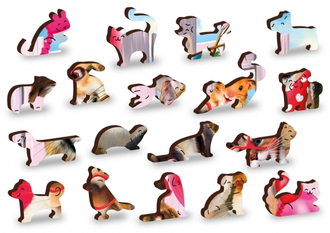 Houten puzzel Tĳd voor een feestje 600 stukjes