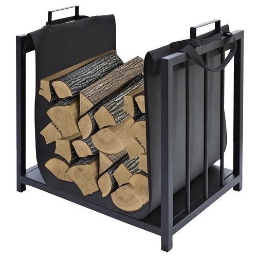 Firewood Carrier Basket 2-in-1