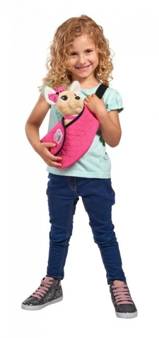 Pluchen hondje Chi Chi Love in modieuze tas