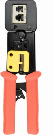Universele krimptang RJ45/RJ12/RJ11/Pass-Through