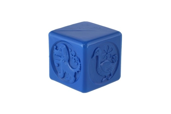 Kleurrijke plastic blokken voor kinderen met dierenmotieven, set van 8 stuks