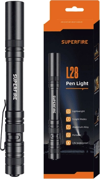 Superfire L28 Pocket Flashlight 121 lm, 5 W, range 52 m