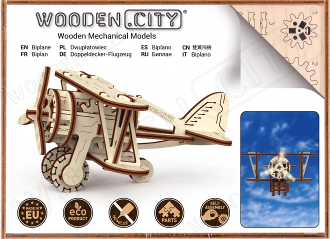 Houten 3D-puzzel dubbeldekker