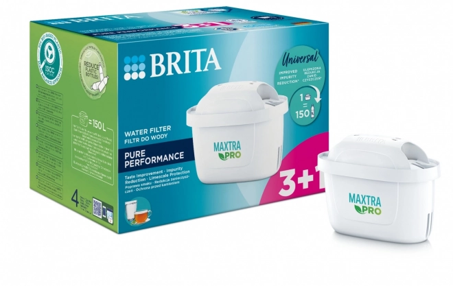 Maxtra PRO Pure Performance vervangcassette 3+1 stuks.