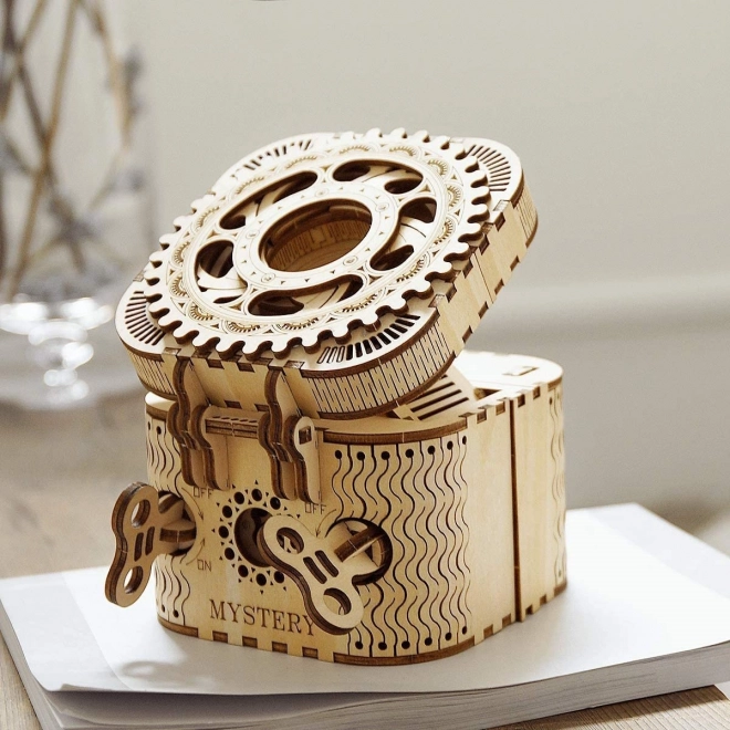 RoboTime 3D Wooden Mechanical Puzzle Jewelry Box