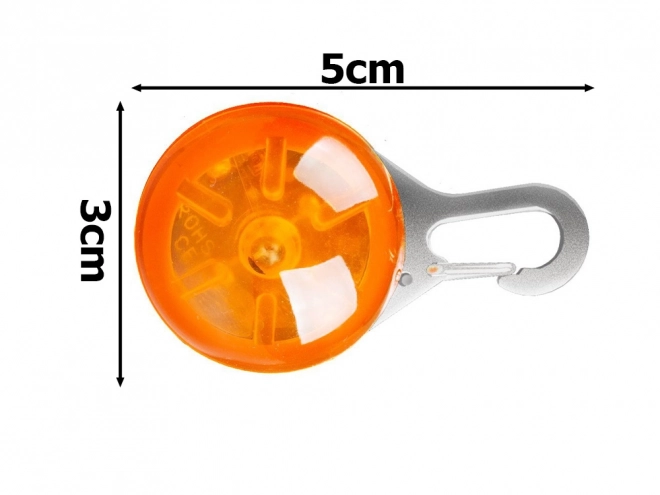 Lichtgevende LED-hanger voor halsbanden van honden en katten