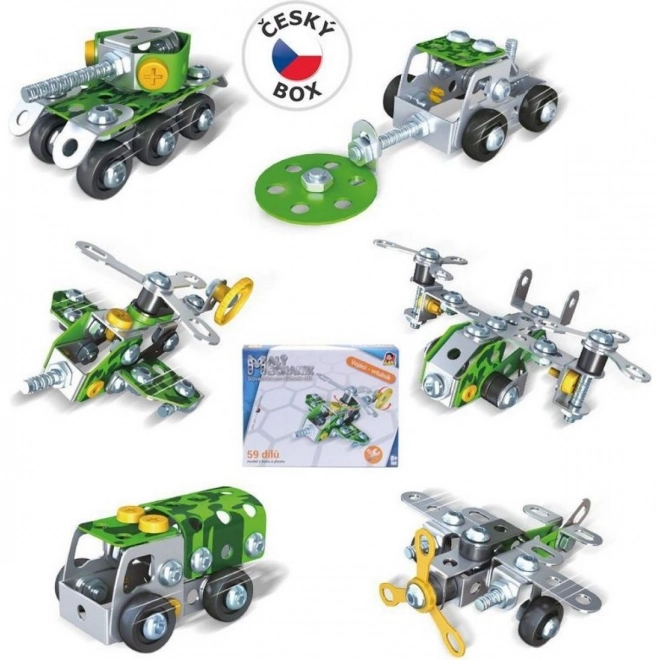 Jeu de construction Petit mécanicien - technique militaire