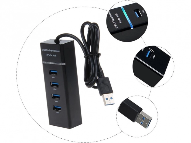 Hub USB 4 ports