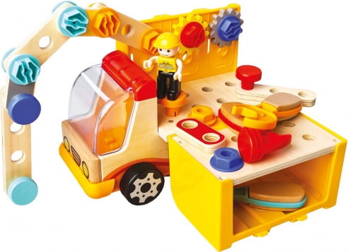 Construction set with tools and 30 pieces