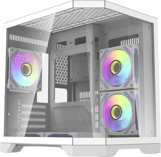 Computer Case White Darkflash FT350 with 5 aRGB Fans