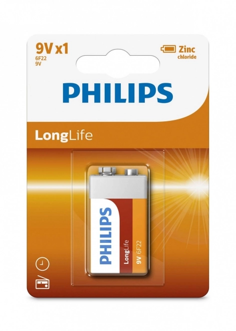 Batterij LongLife 9V 6F22