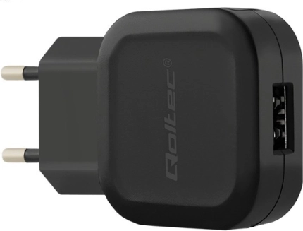 Netlader Qoltec 12 W 5 V 2,4 A met USB‑poort