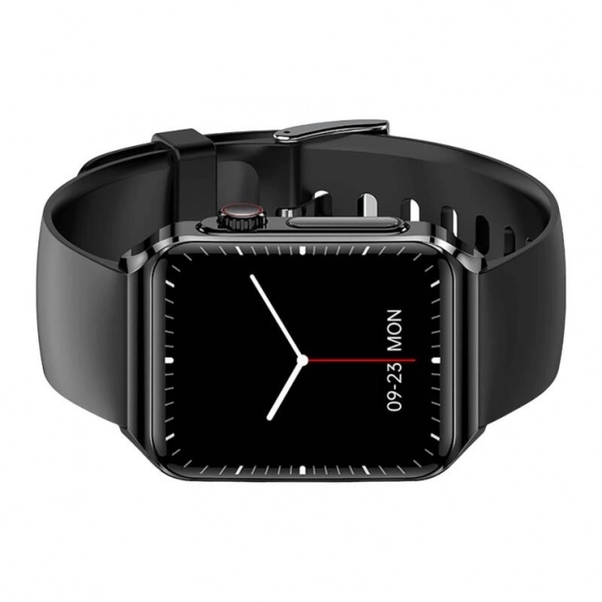 Montre intelligente BlitzWolf avec bracelet en silicone noir