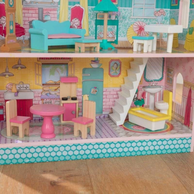 Poppenhuis Abbey Manor van KidKraft met inrichting